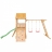 Детская деревянная игровая площадка Сибирика с рукоходом, цвет Savanna 