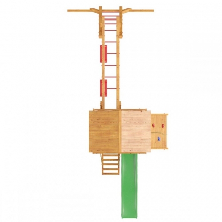 Детская деревянная игровая площадка Сибирика с рукоходом, цвет Savanna , фото 7