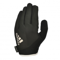 Перчатки для фитнеса (с пальцами) Adidas Essential  ADGB-12421WH (черный/белый), фото 1