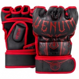 Перчатки ММА Venum Gladiator Black/Red, фото 1