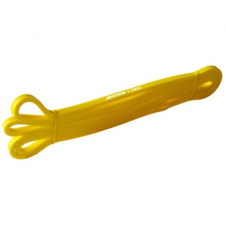 Эспандер Резиновая петля 2080x4,5x 6,4мм замкнутый Желтый, фото 1