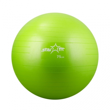 Мяч гимнастический GB-101 (75 см, зеленый, антивзрыв), фото 1
