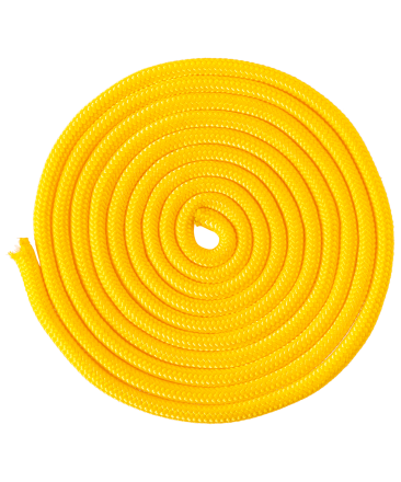Скакалка для художественной гимнастики RGJ-104, 3м, жёлтый, фото 2