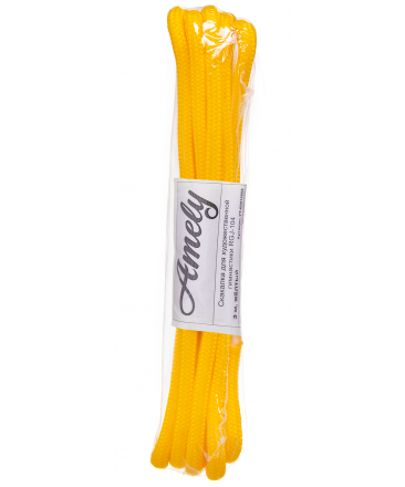 Скакалка для художественной гимнастики RGJ-104, 3м, жёлтый, фото 4