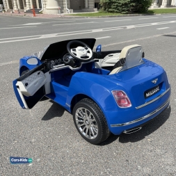 Детский электромобиль Bentley Mulsanne JE1006 синий, фото 2