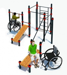 Компекс для инвалидов-колясочников PERFECT W-7.07 , фото 1