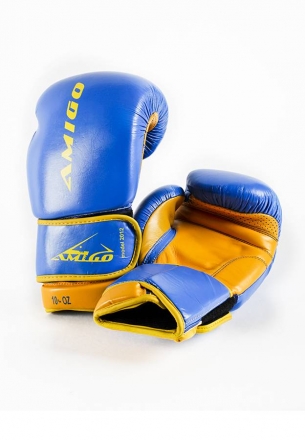 Перчатки боксерские AMIGO TRAINING, фото 2