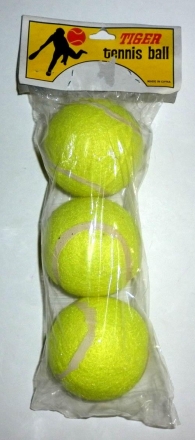 Мяч б/т упаковка 3 шт. (в полиэтиленовом пакете) Tiger, фото 1
