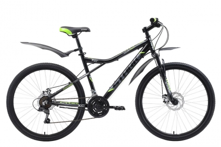 Велосипед Stark&#039;18 Slash 26.1 D чёрный/серый/зелёный 16&quot;, фото 1