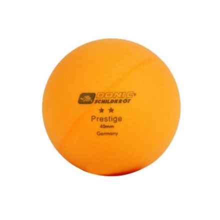Мяч для настольного тенниса 2* Prestige, оранжевый, 6 шт., фото 2