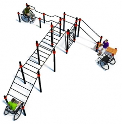 Комплекс для инвалидов-колясочников ADVANCED W-7.08 , фото 1