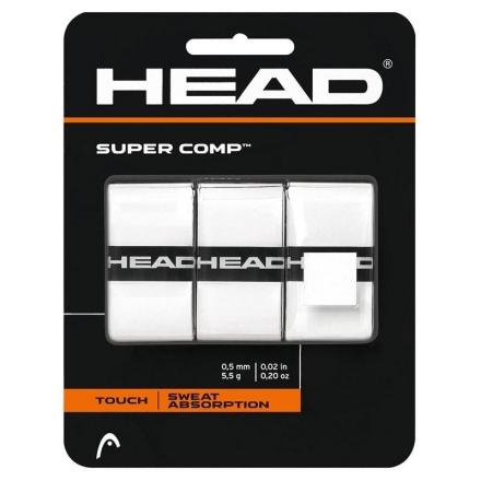 Овергрип Head Super Comp, 0,5 мм, 3 шт, белый, фото 1