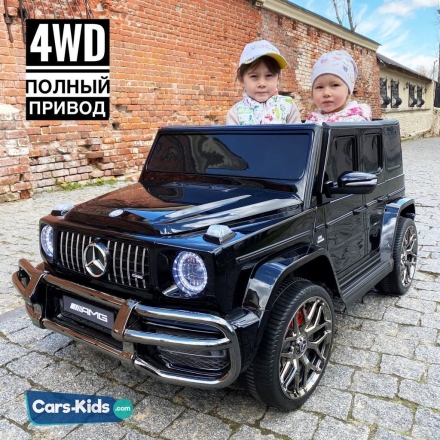 Электромобиль Mercedes-Benz AMG G63 4WD S307 24V черный, фото 9