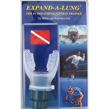 Дыхательный тренажер Expand-A-Lung, арт. 100442, двойн.действия, рег.нагрузка, силиконовая капа, фото 1