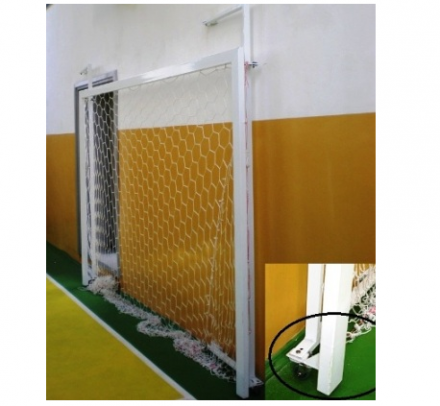 Ворота для минифутбола (гандбола) складные, пристенные, фото 1