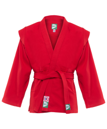 Куртка для самбо JS-302, красная, р.4/170, фото 1