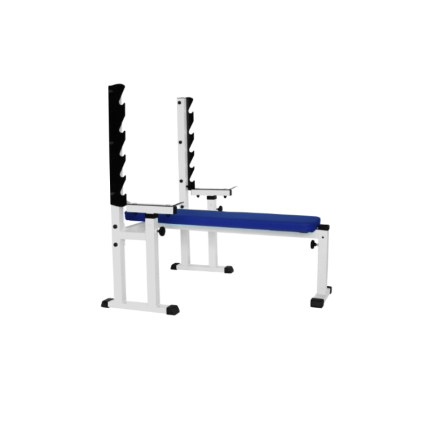 Скамья для жима лежа с подстраховкой MironFit Rk-01 (Серия РЕКОРД), фото 1