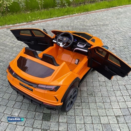 Электромобиль Lamborghini Urus ST-X 4WD — SMT-666 оранжевый, фото 4