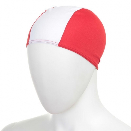 Шапочка для плавания детская &quot;FASHY Polyester Cap&quot;, бело-красный, фото 1