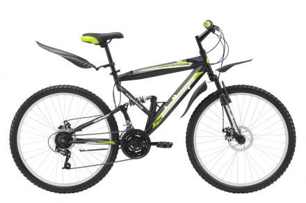 Велосипед Challenger Desperado Lux черно-зеленый 18&#039;&#039;, фото 1