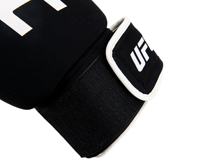 (UFC Перчатки для бокса и ММА черные/белые - L), фото 3