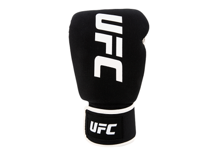 (UFC Перчатки для бокса и ММА черные/белые - L), фото 5