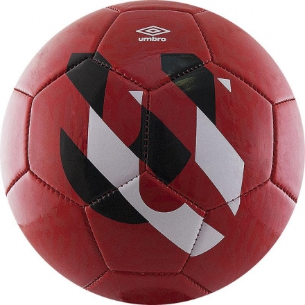 Мяч футбольный любительский &quot;UMBRO Veloce Supporter&quot;, р4, красно-черно-белый, фото 1