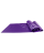 Коврик для йоги FM-102, PVC, 173x61x0,4 см, с рисунком, фиолетовый