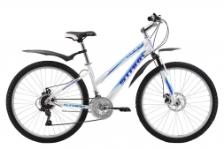 Велосипед Stark'17 Luna 26.1 D бело-синий 14,5&quot;