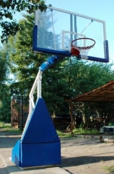 Стойка для баскетбола мобильная складная, игровая, вынос 3,25 м., фото 2