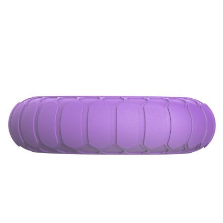 Набор из двух массажных мячей с кистевым эспандером пурпурный, фото 7