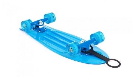 Скейт пластиковый (27X8&quot;) синий  Moove&amp;Fun, PP2708-1 blue, фото 2