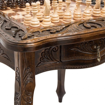 Стол ломберный шахматный, Haleyan, фото 7