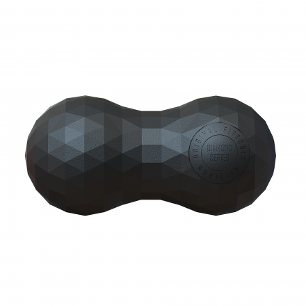 Набор из двух массажных мячей с кистевым эспандером черный, фото 3