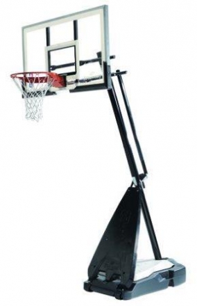 Баскетбольная стойка мобильная, стекло Spalding 54&quot; Glass Hybrid Portable, 71674CN , фото 1