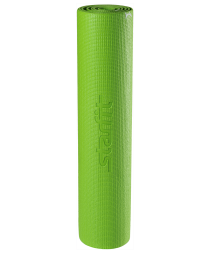 Коврик для йоги FM-102, PVC, 173x61x0,3 см, с рисунком, зеленый, фото 2