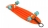Скейт пластиковый (27X8&quot;)  оранжевый, Moove&amp;Fun  PP2708-1 orange