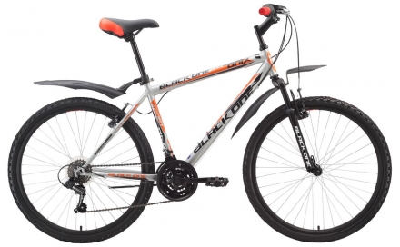 Велосипед Black One Onix серебристо-оранжевый 18&quot;, фото 1