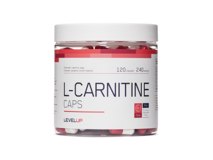 Л-карнитин Level Up L-Carnitine 240 капс., фото 1