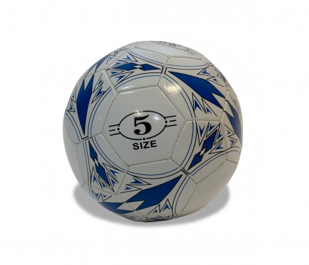 Мяч футбольный, размер 5, PVC, вес 390-420 гр, синий, фото 1