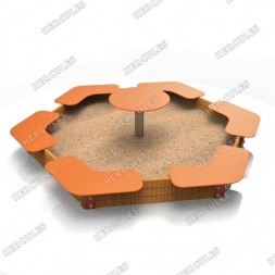 Песочница со столиком, фото 1