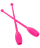 Булавы для художественной гимнастики У906, 45 см, розовый