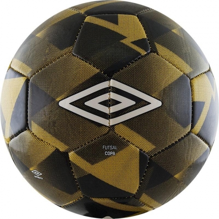 Мяч футзальный любительский &quot;UMBRO Futsal Copa&quot;,р.4, желто-черно-белый, фото 1