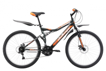 Велосипед Challenger Enduro Lux FS 26 D серо-оранжевый 18&#039;&#039;, фото 1