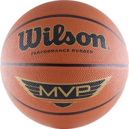 Мяч баскетбольный WILSON MVP Traditional, размер 7, резина, бутил.камера, коричневый