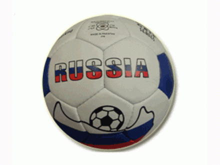 Мяч футбольный Russia р. 5 синтет.кожа бутиловая камера, фото 1