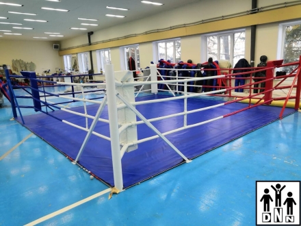 Ринг боксёрский на упорах 6,5х6,5м (боевая зона 5,5х5,5м, монтажная площадка 6,5х6,5м) DNN, фото 7