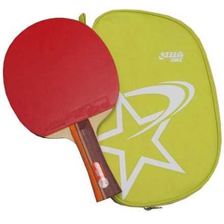 Ракетка для настольного тенниса DHS, 2** звезды, для тренировок, фото 1