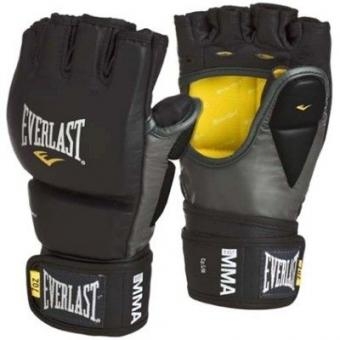 Перчатки профессиональные EVERLAST для боев MMA, фото 1