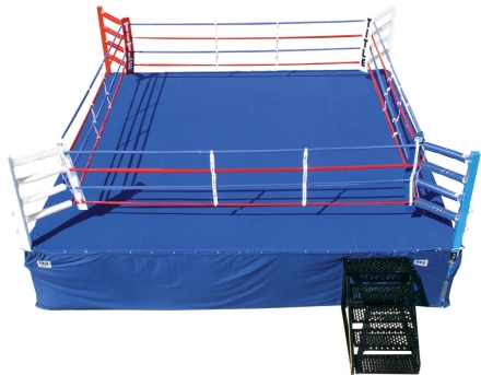 Ринг боксерский на помосте 5х5х0,5м (помост 6х6х0,5м), фото 1